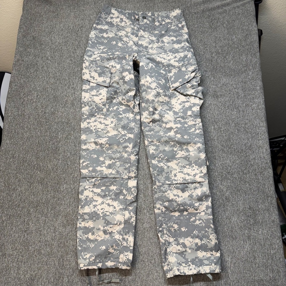 US Military ACU‎ Digital Camo Cargo Pants Small Long UCP Tactical Ripstop